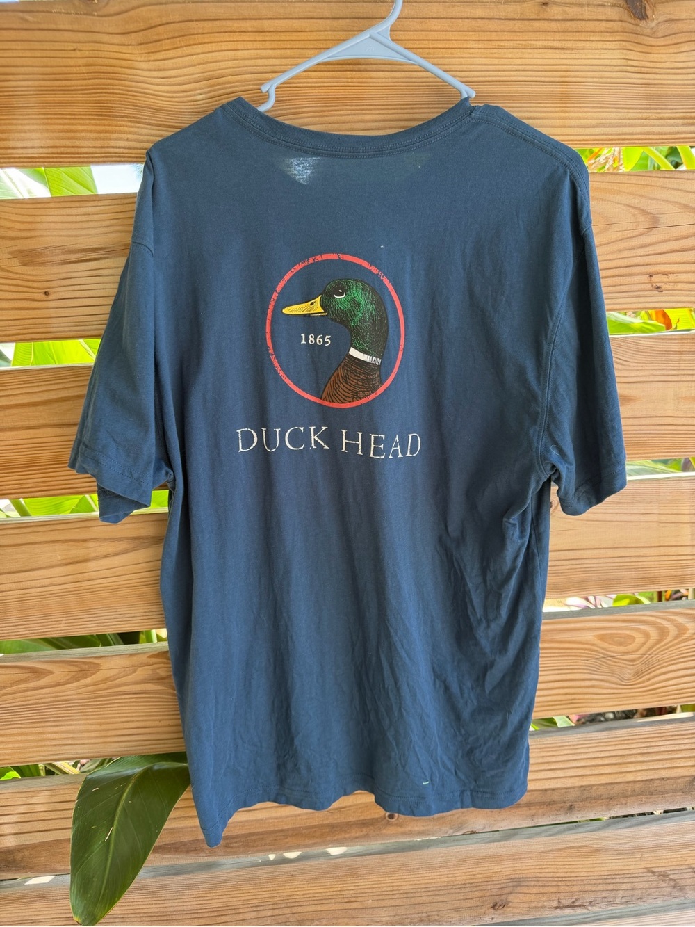 Duck Head Navy Short-Sleeve Tee with Mallard Graphic